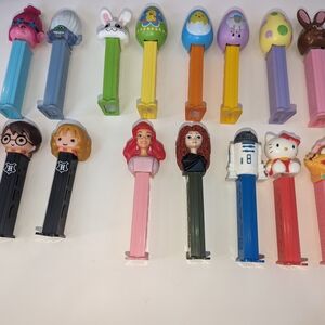 Bundle of 17 Assorted Character PEZ Candy Dispensers
